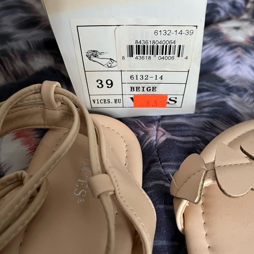 Brand new sandals